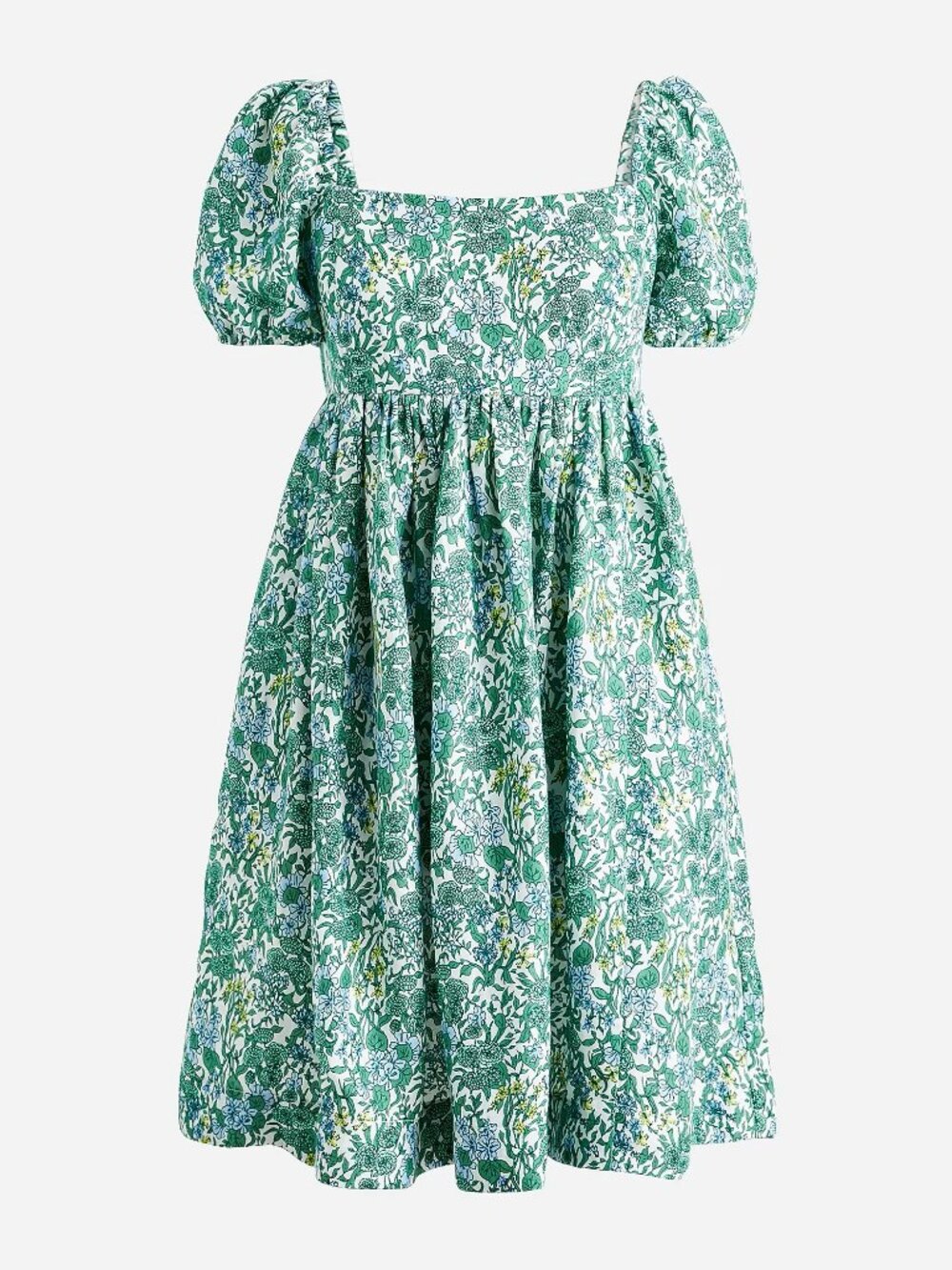 Jcrew Retro Linen-cupro mini dress in valletta paisley